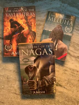 What are the names of the books written by Amish Tripathi?