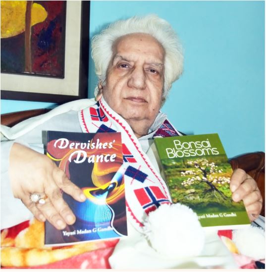 What are the names of the books written by Madan Gopal Gandhi?