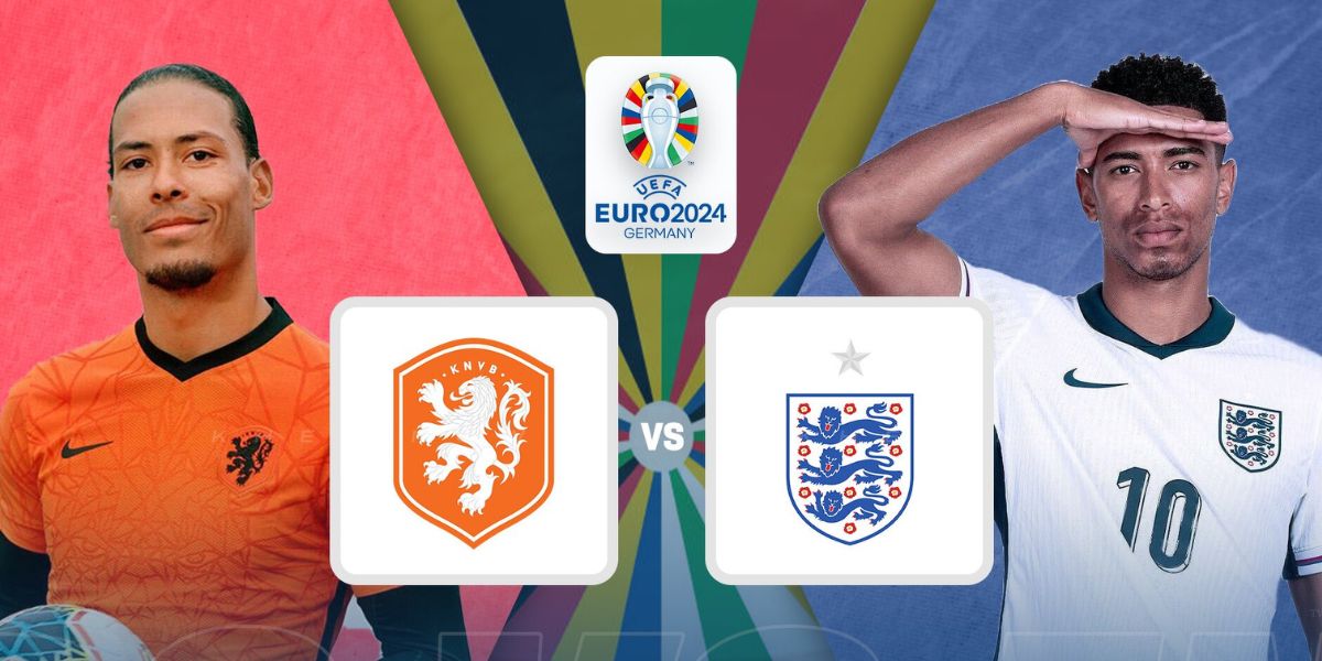 England vs Netherlands Euro 2024 Semifin...